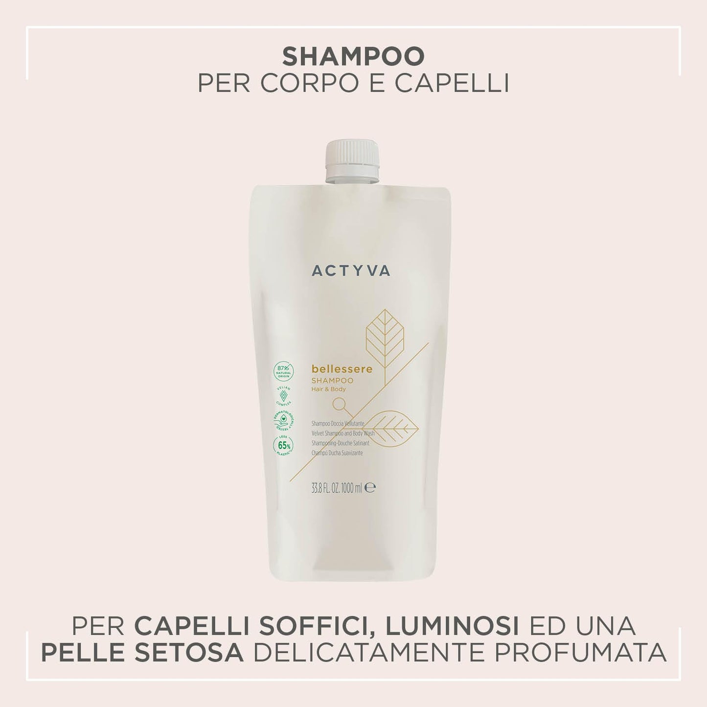 Kemon Actyva Bellessere Refil Shampoo 1000ml