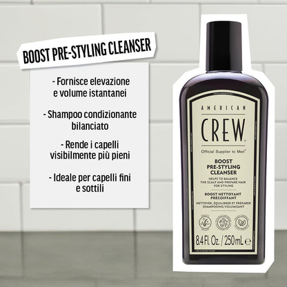 American Crew Boost Pre-Styling Shampoo 250ml
