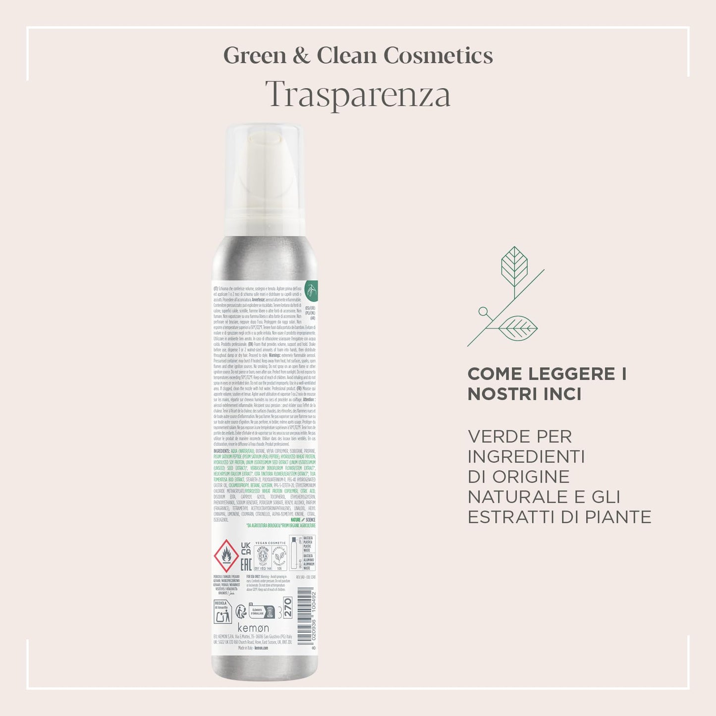 Kemon Actyva Volume e Corposita Mousse 200ml
