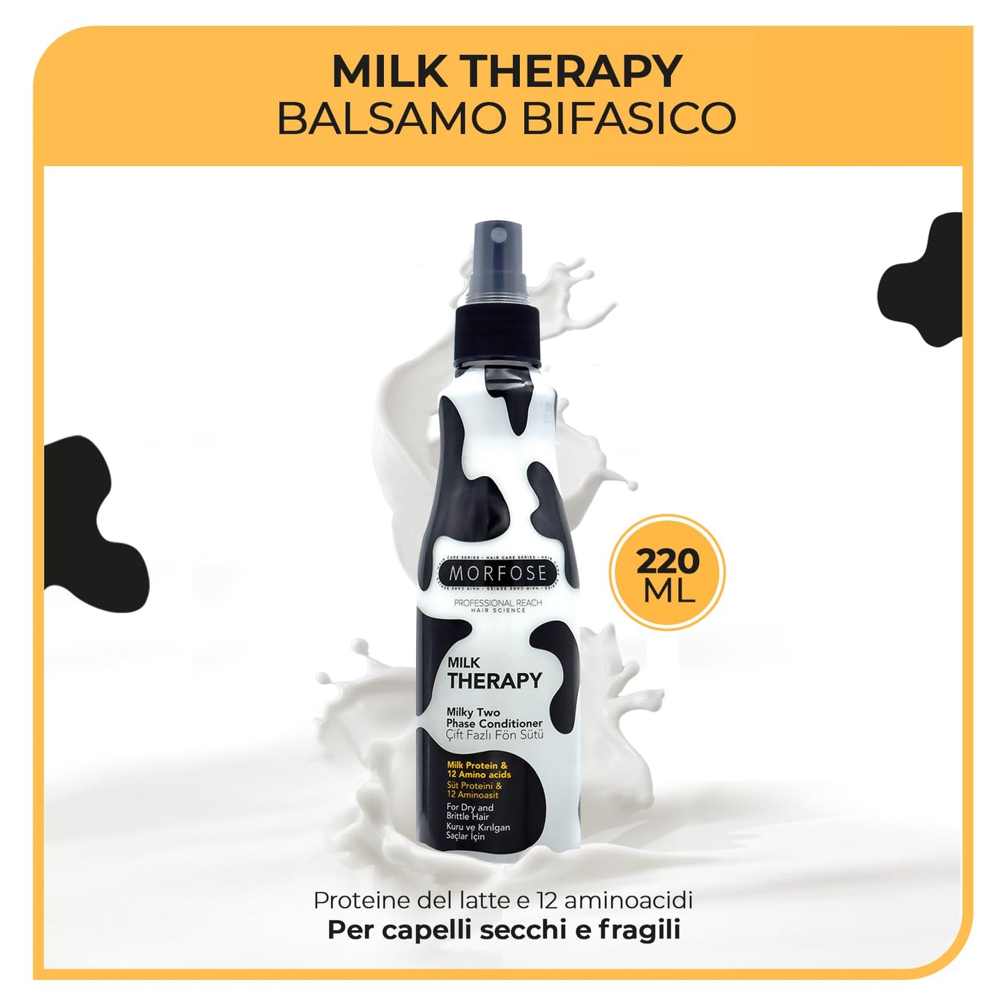 Morfose 2 Phase Milk Therapy Odżywka 220ml