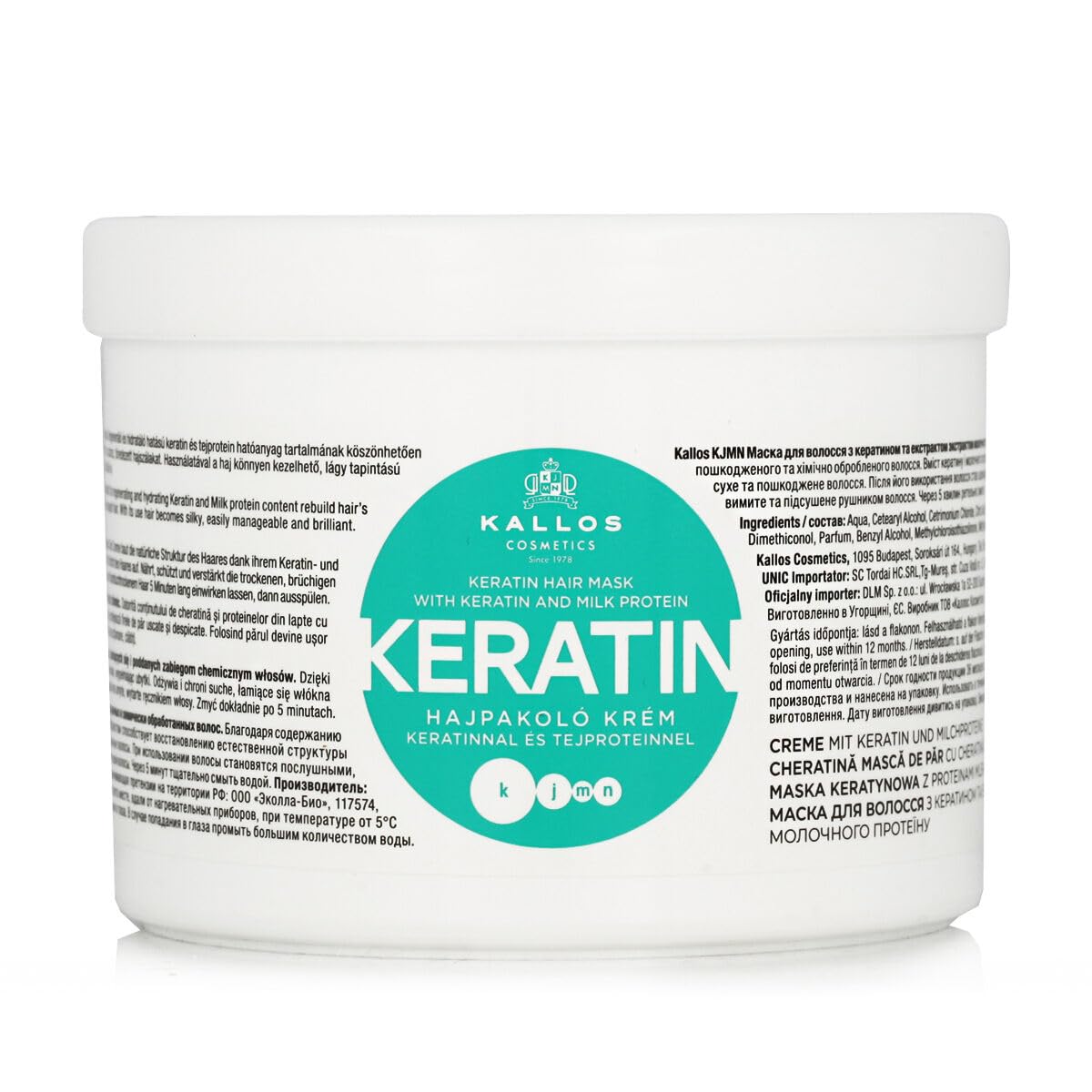 Kallos Keratin Mask 500ml