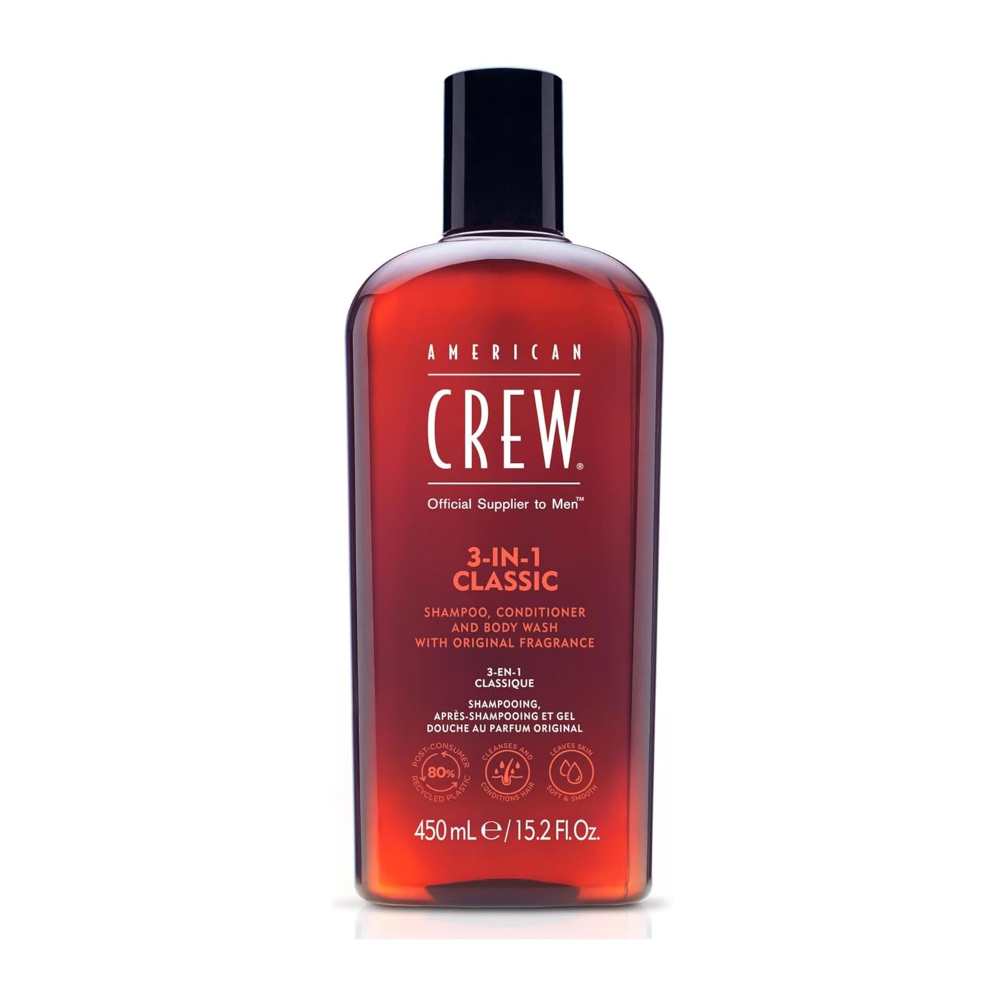 American Crew 3-in-1 Sh.+Cond.+Body Wash 450ml
