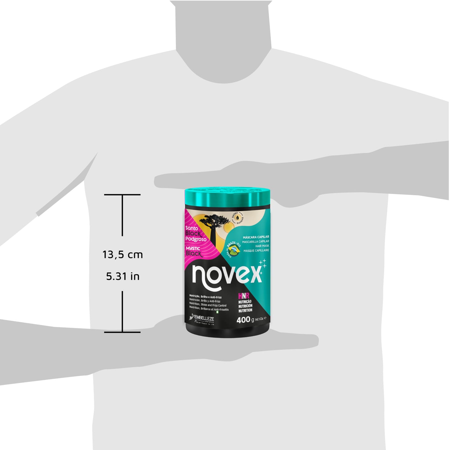 Novex Deep Hair Mystic Black Maska 400g