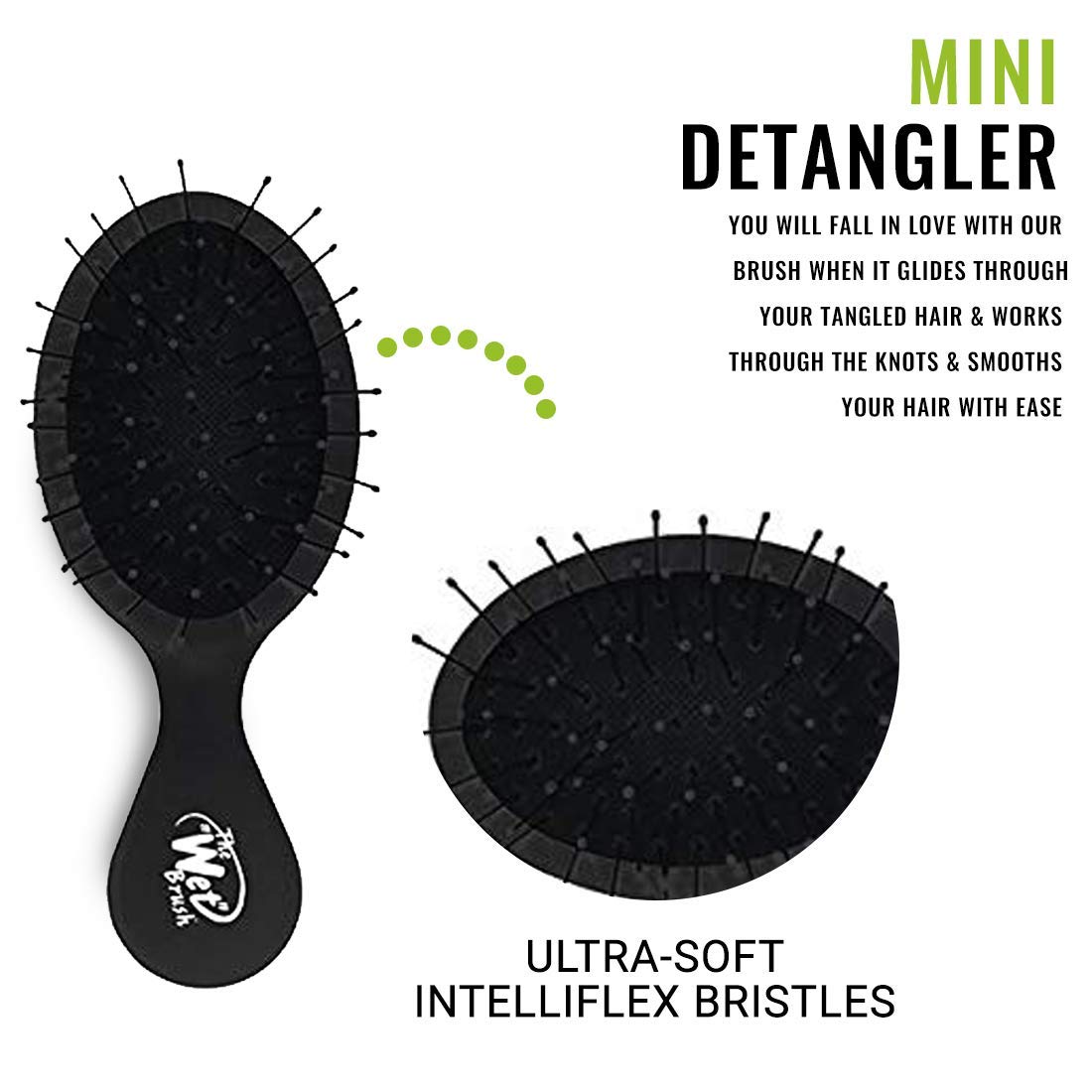 Wet Brush Mini Detangler Black