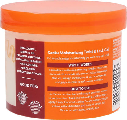 Cantu Shea Butter Moisturizing Twist&Curl Gel 369g