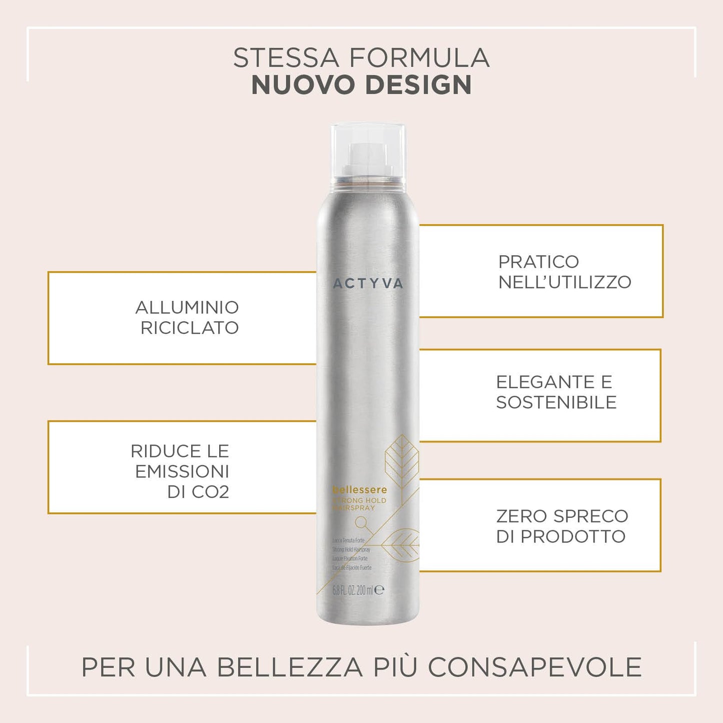 Kemon Actyva Bellessere Strong Hold Spray 200ml