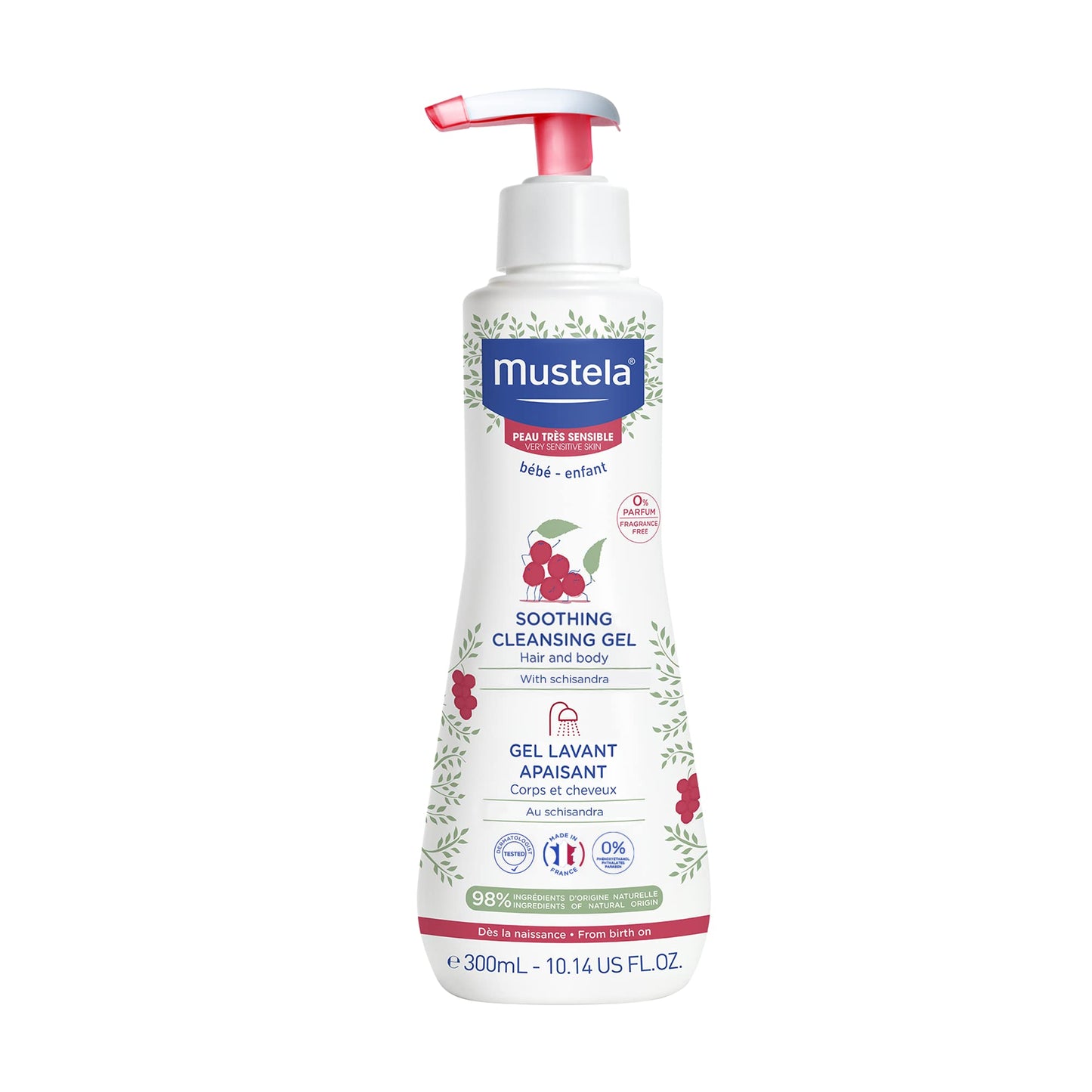 Mustela Soothing Cleansing Hair & Body Gel 300ml