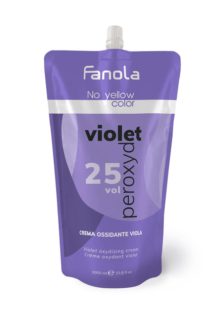 Fanola No Yellow Violet Oxy Krem 25vol7,5% 1000 ml