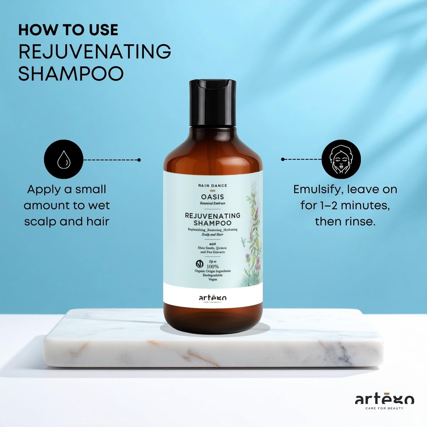 ARTEGO Rain Dance Oasis Rejuvenating Shampoo 300ml