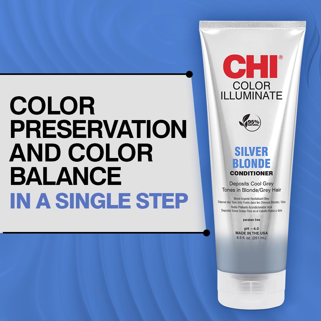 CHI Illuminate Silver Blond Conditioner 251ml