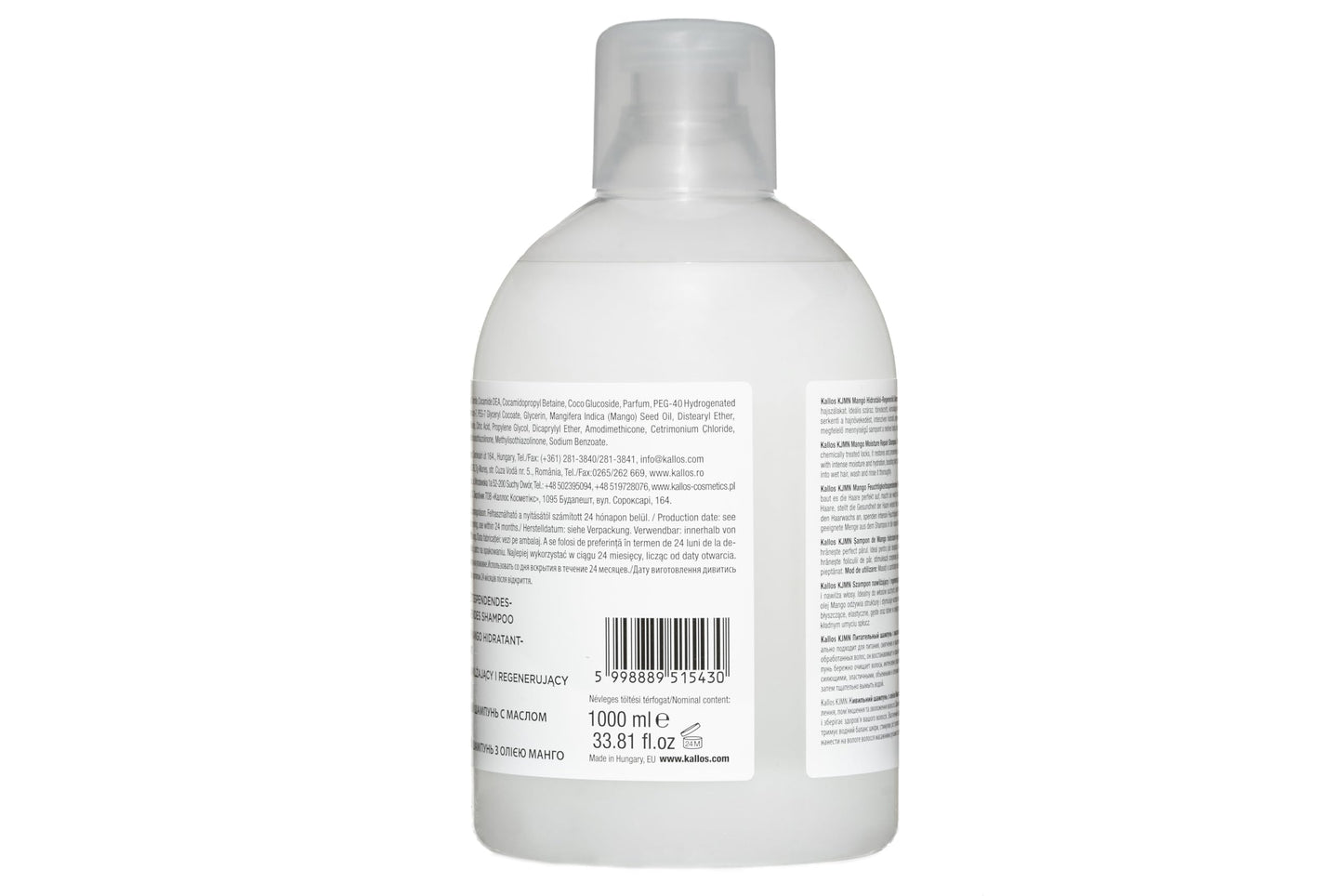 Kallos Mango Moisture Repair Shampoo 1000ml