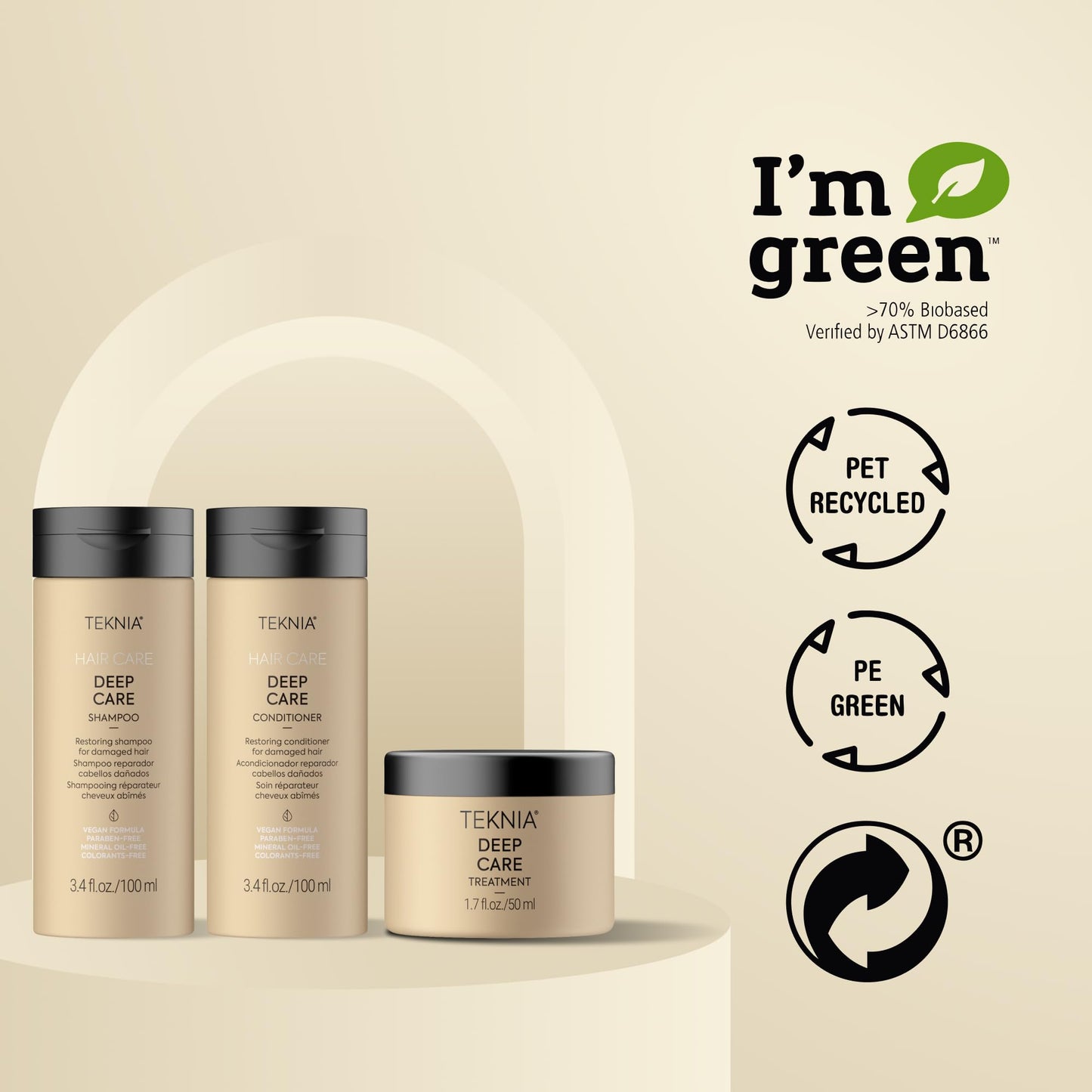 Lakme Teknia Deep Care Travel Pack 2x100+50ml