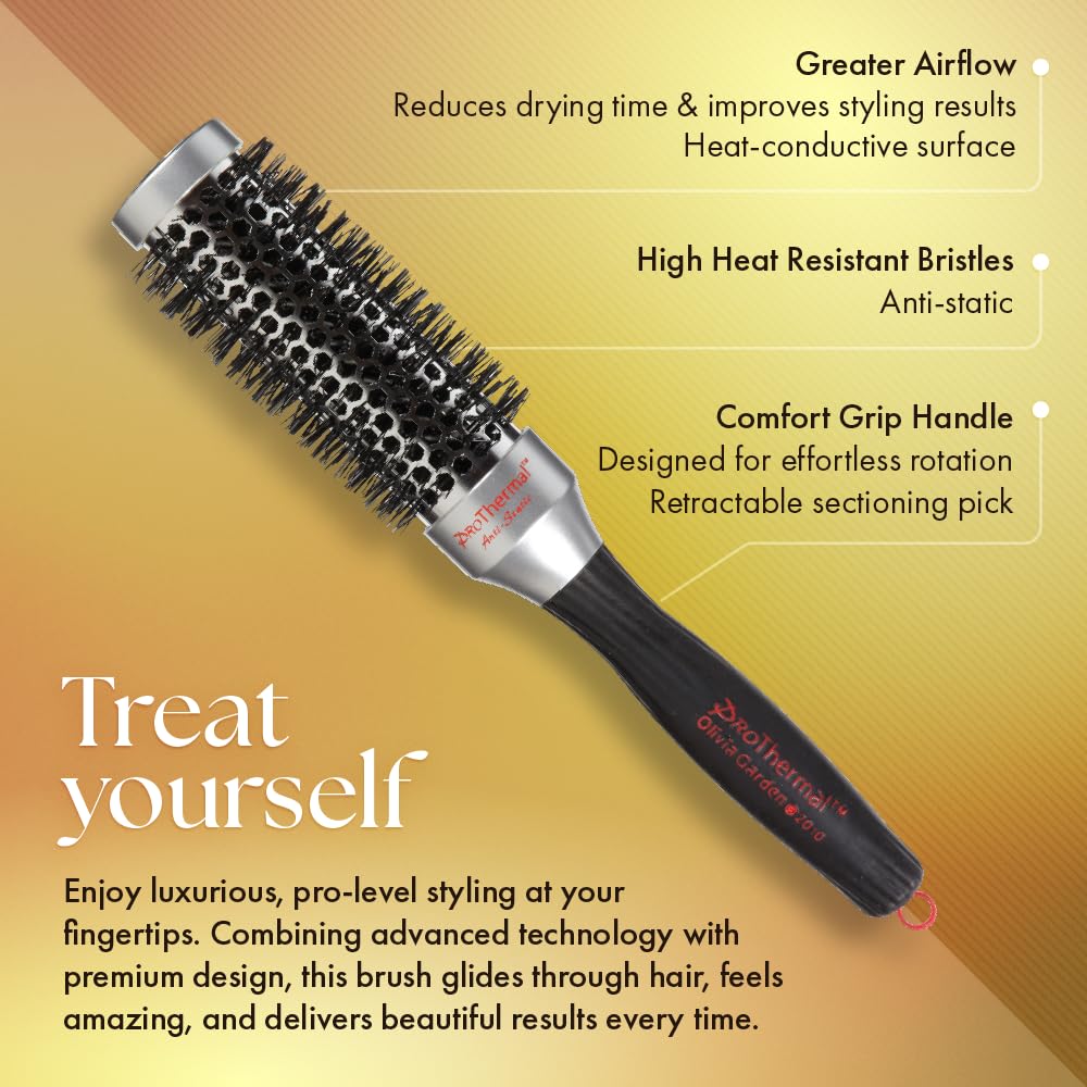 Olivia Garden 36 Pro Thermal Hairbrush T33 BLACK