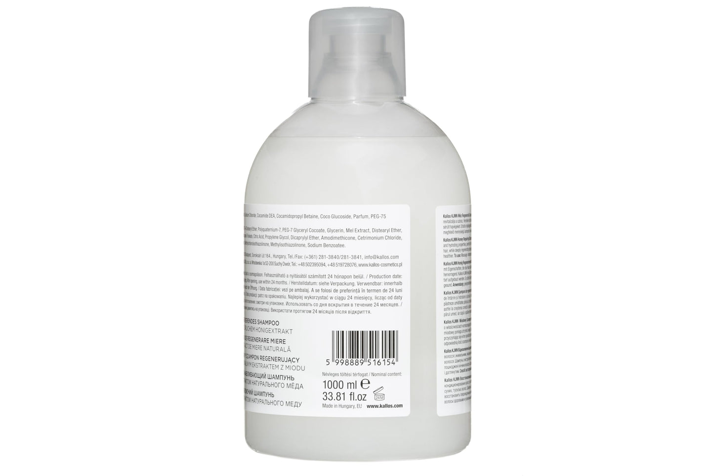 Kallos Honey Repairing Shampoo 1000ml
