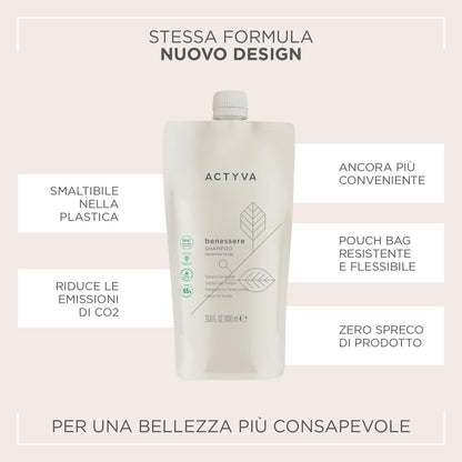 Kemon Actyva Benessere Refil Shampoo 1000ml