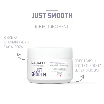 Goldwell DLS Just Smooth 60sec Treatment 200ml NEW