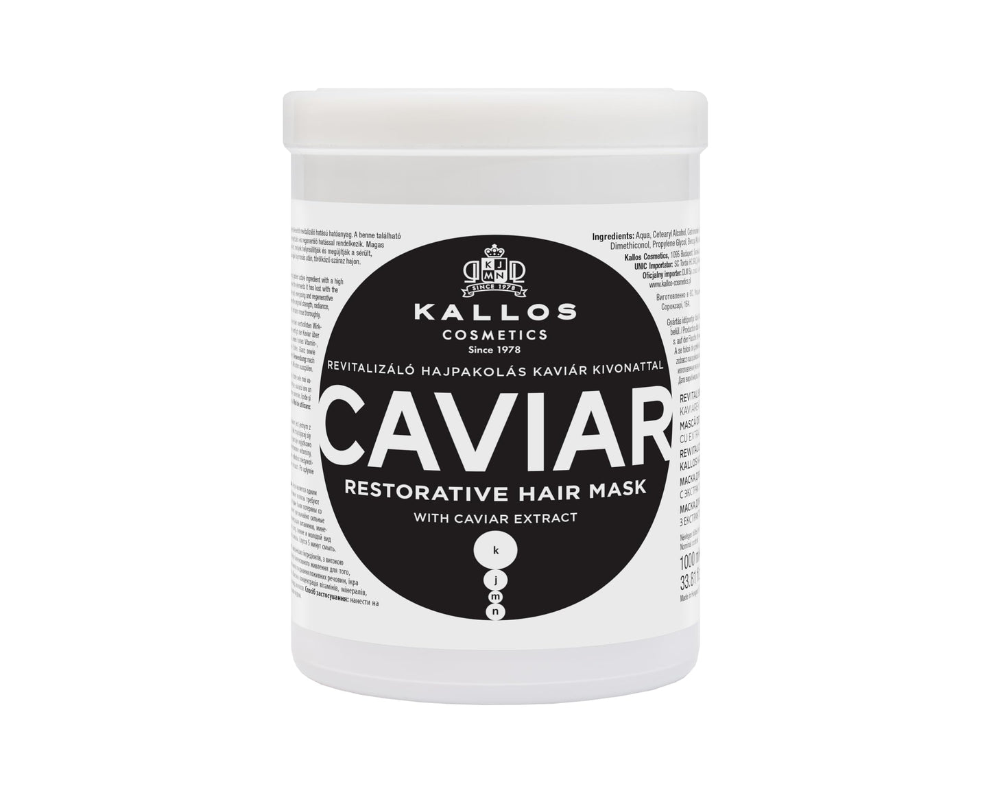 Kallos Caviar Restorative Mask 1000ml