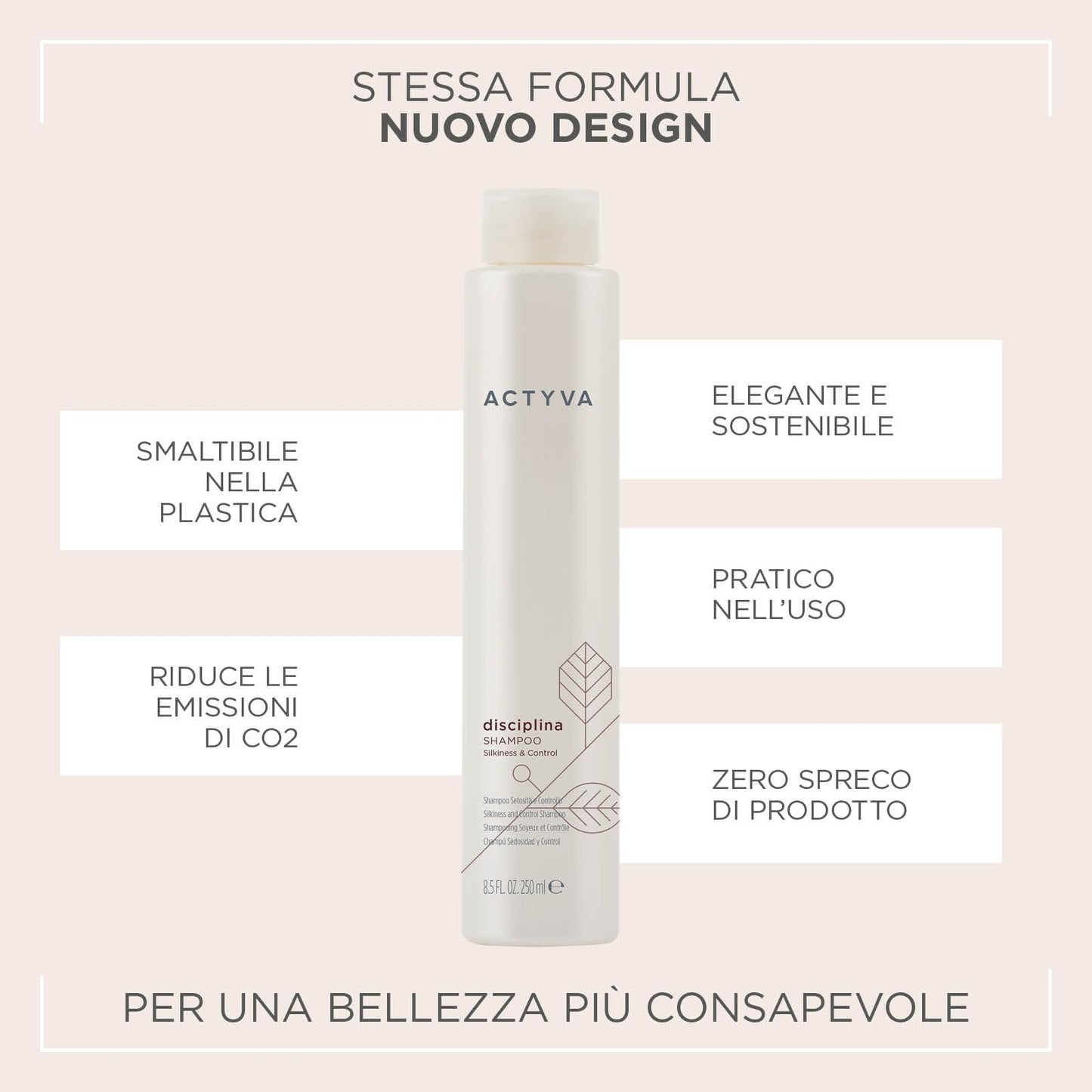 Kemon Actyva Disciplina Shampoo 250ml