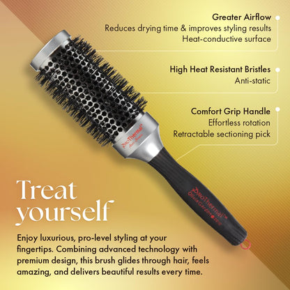 Olivia Garden 37 Pro Thermal Hairbrush T43 BLACK