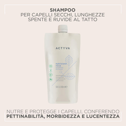 Kemon Actyva Nutrizione Ricca Refil Shampoo 1000ml