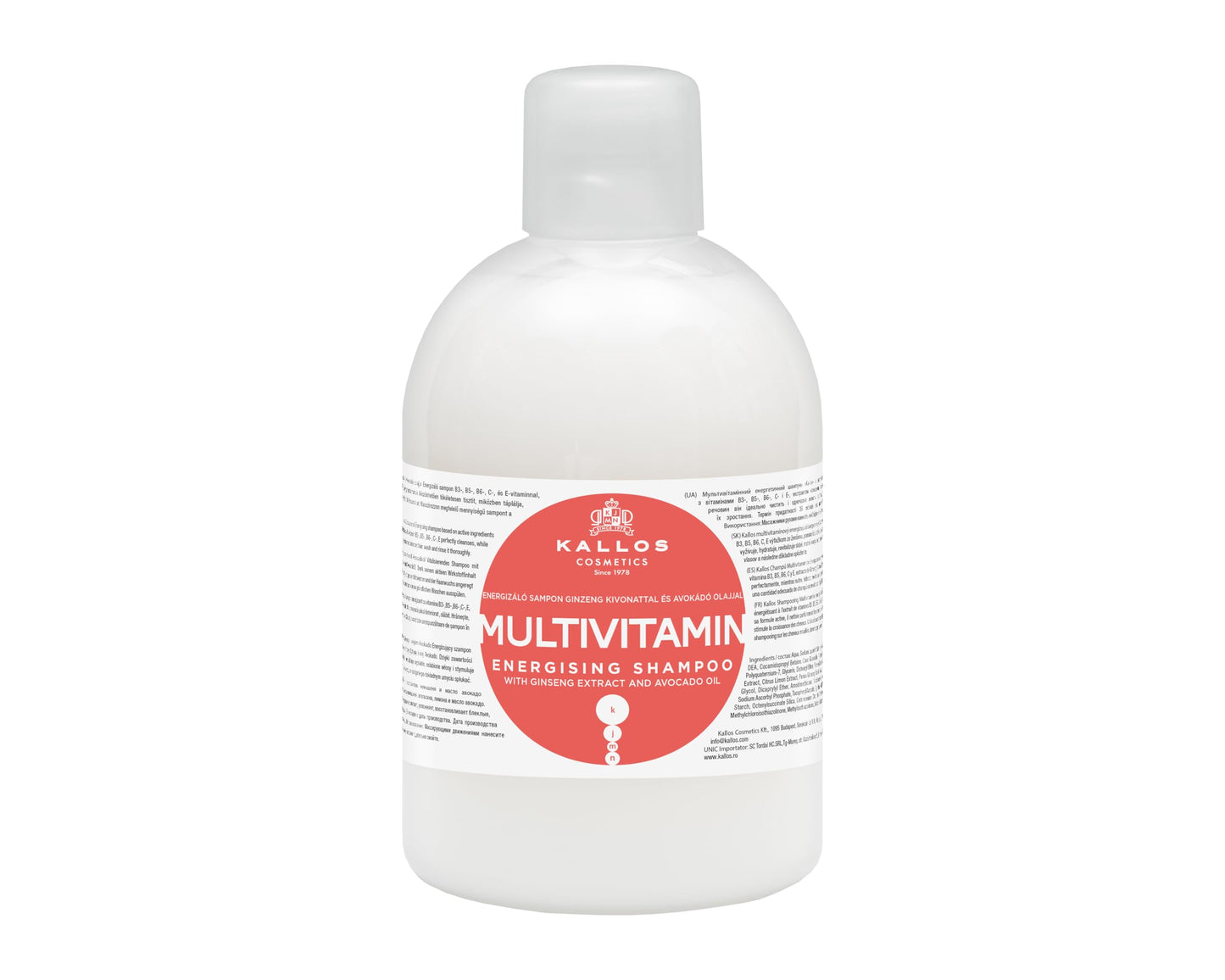 Kallos Multivitamin Energising Shampoo 1000ml
