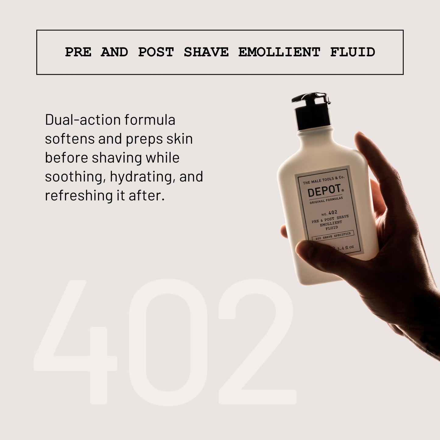 Depot NO. 402 Pre & Post Shave Fluid 100ml