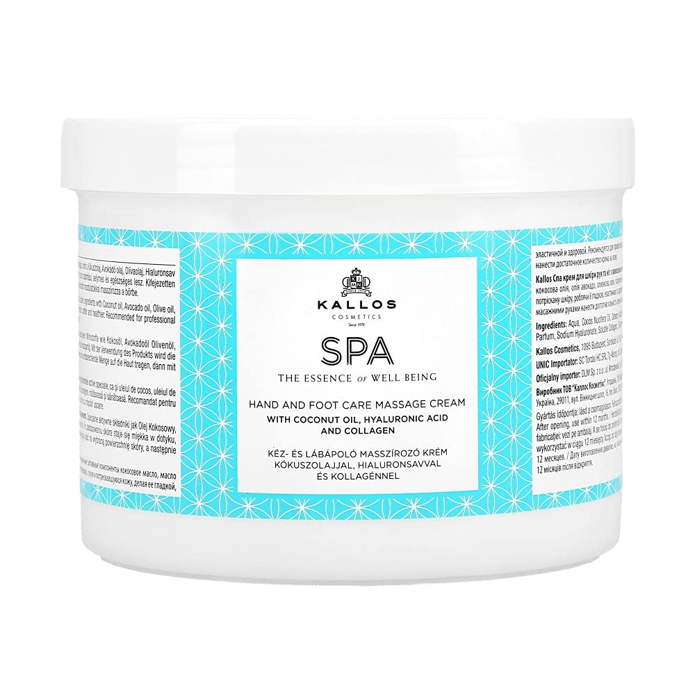 Kallos SPA Hand & Foot Massage Cream 500ml