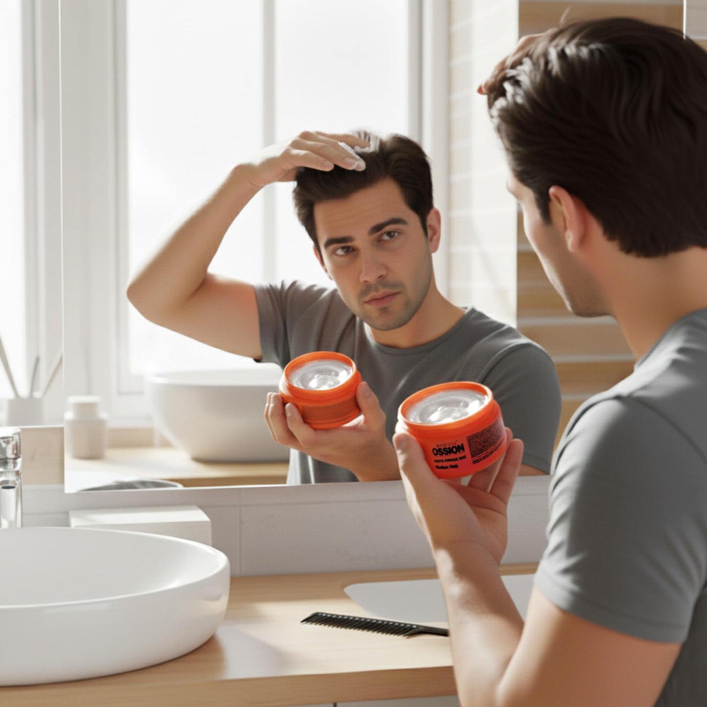 Morfose Ossion Medium Hold Matte Pomade Wax 100ml