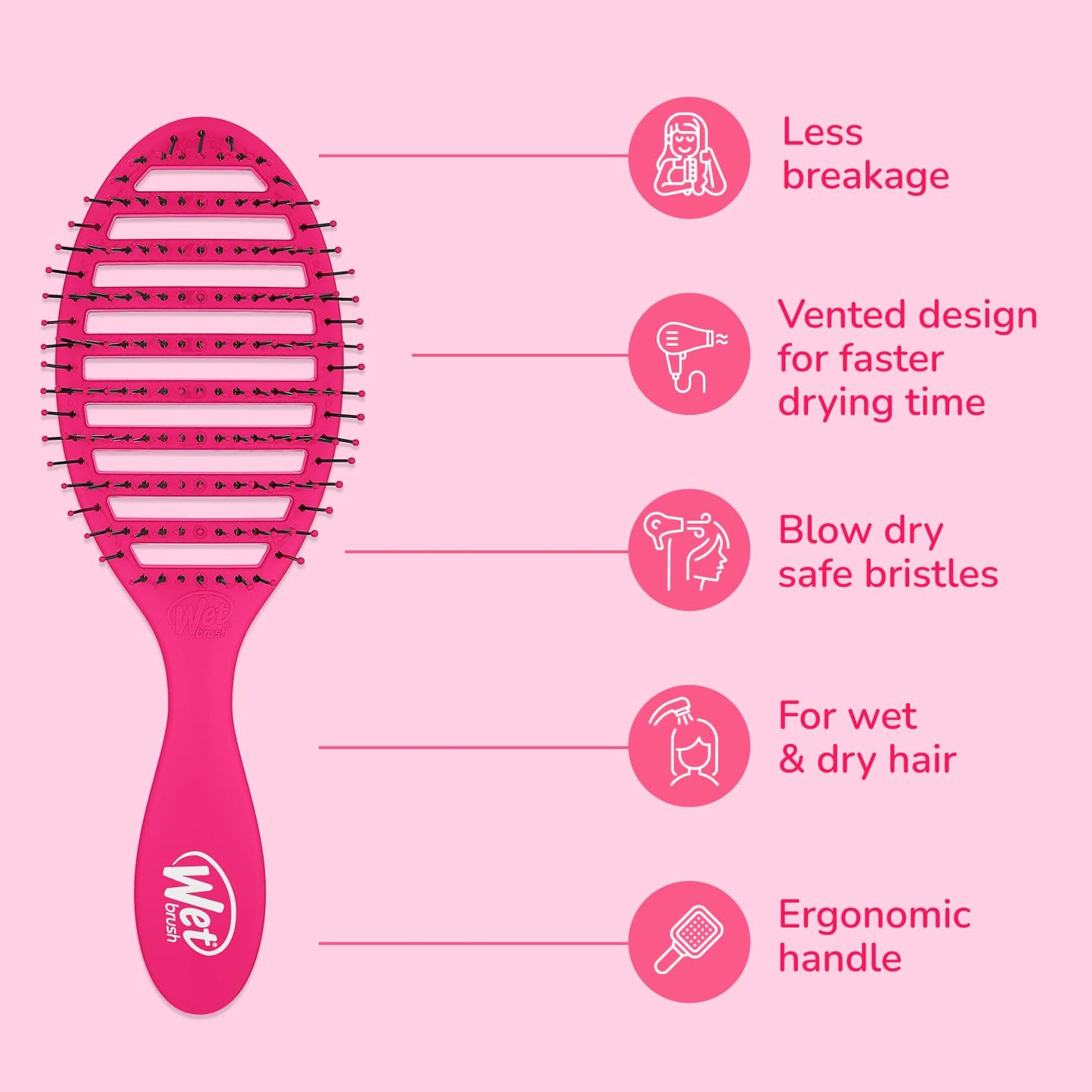 Wet Brush Speed Dry Pink