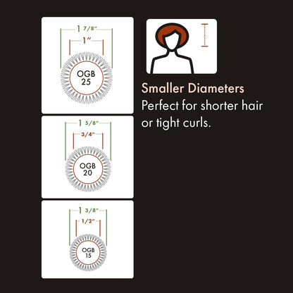 Olivia Garden 133 Barber Round Thermal OGB-25