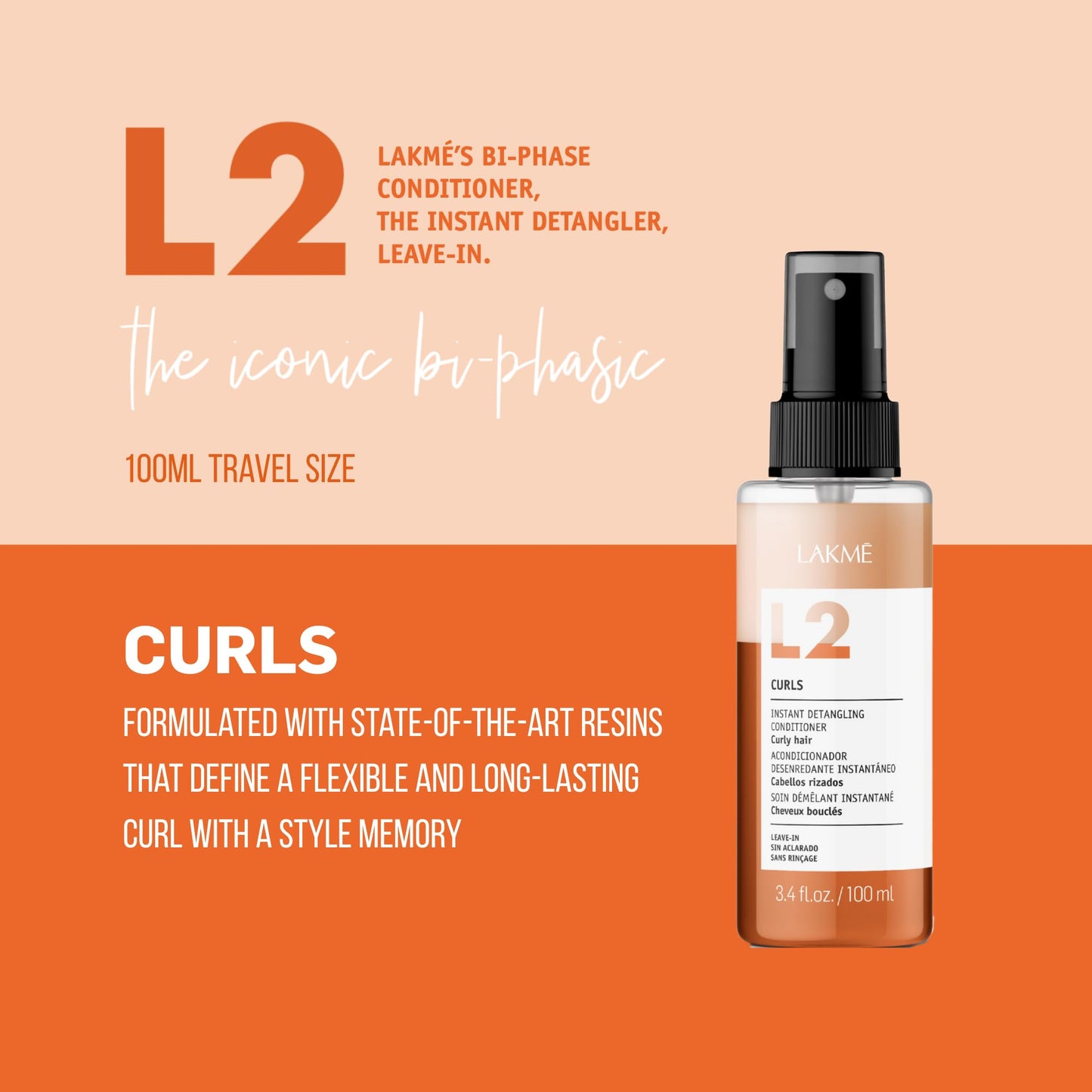 Lakme L2 Curls Detangling Conditioner 100ml