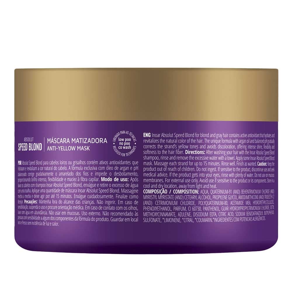 INOAR Absolut Speed Blond Maska 250g
