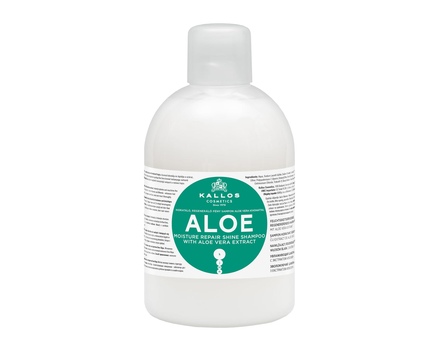 Kallos Aloe Moisture Repair Shine Shampoo 1000ml