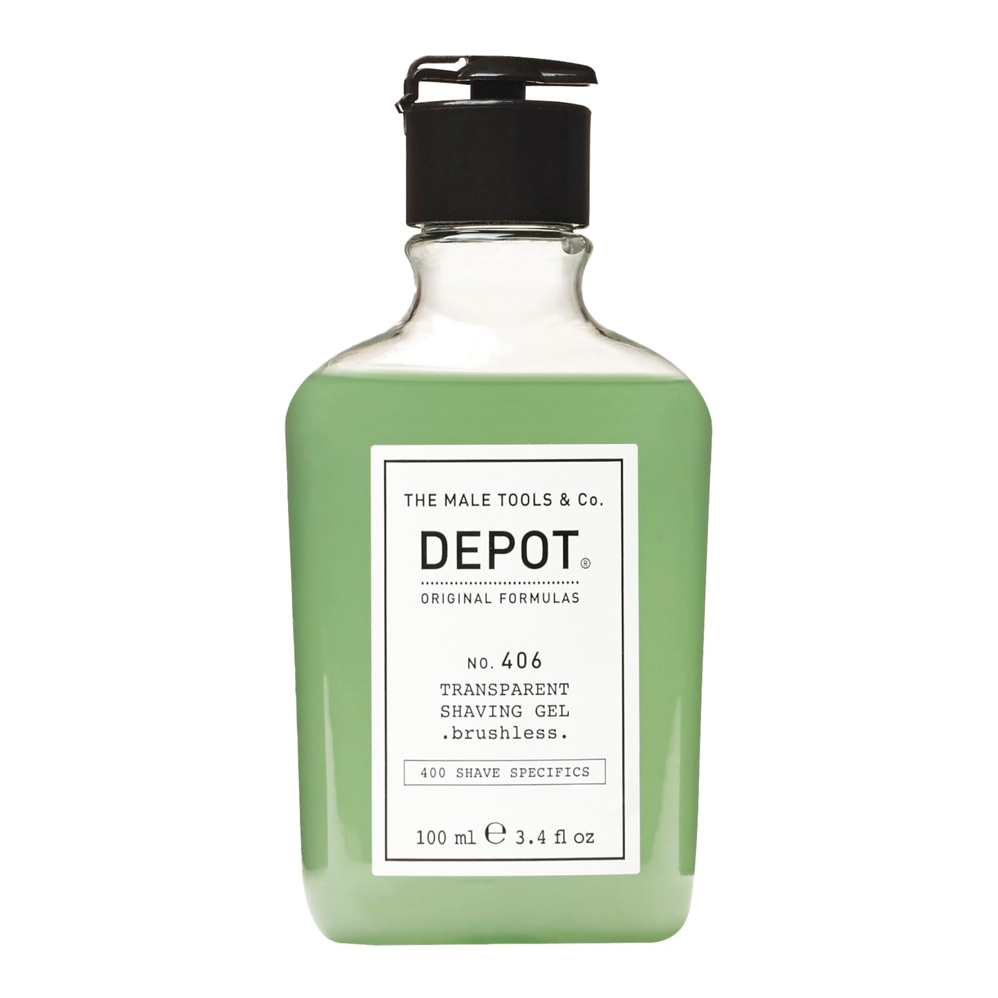 Depot NO. 406 Transparent Shaving Gel 100ml