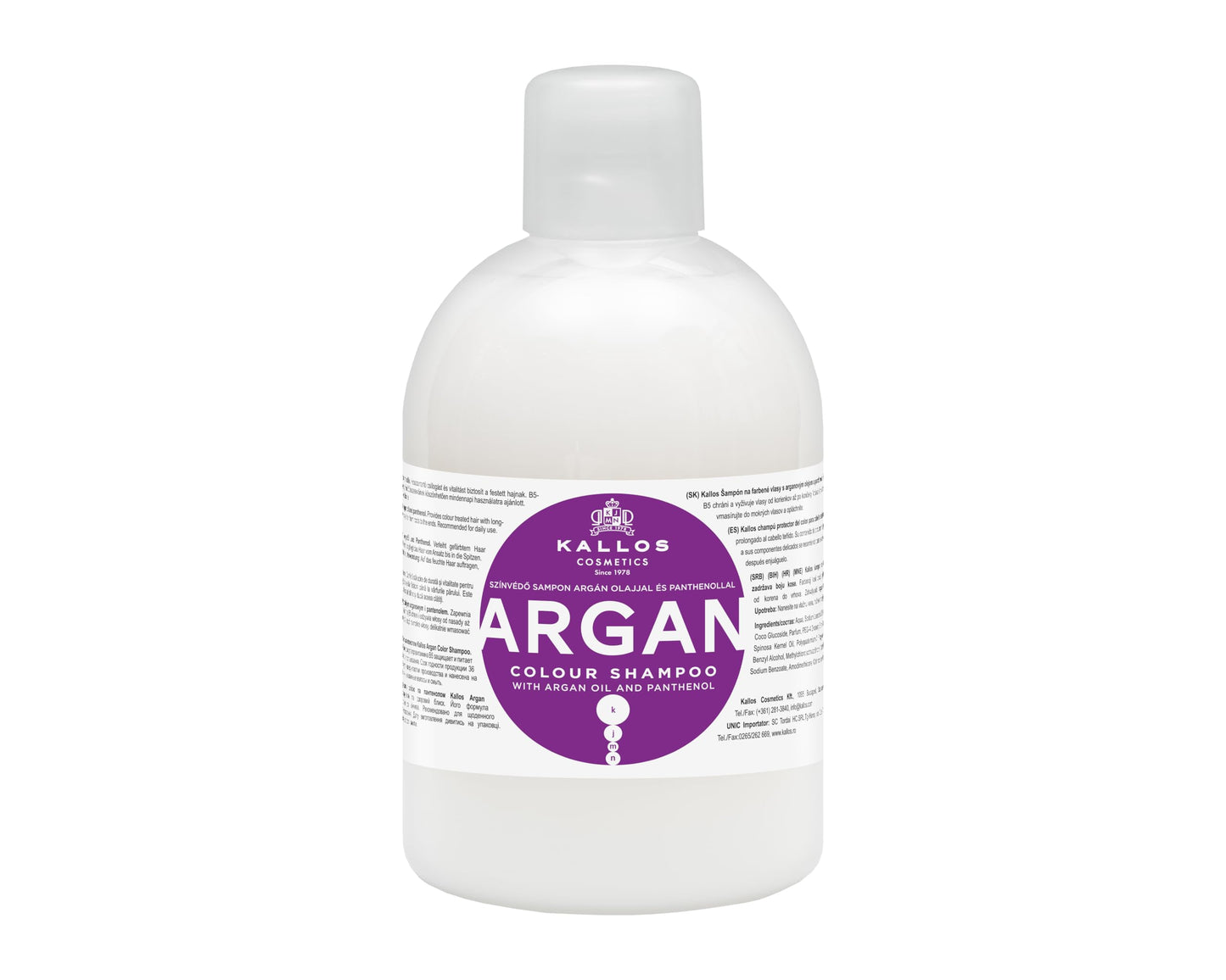 Kallos Argan Oil Colour Shampoo 1000ml
