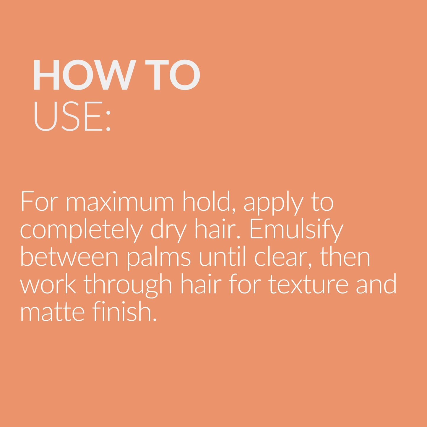 MUK Dry Styling Paste 95g