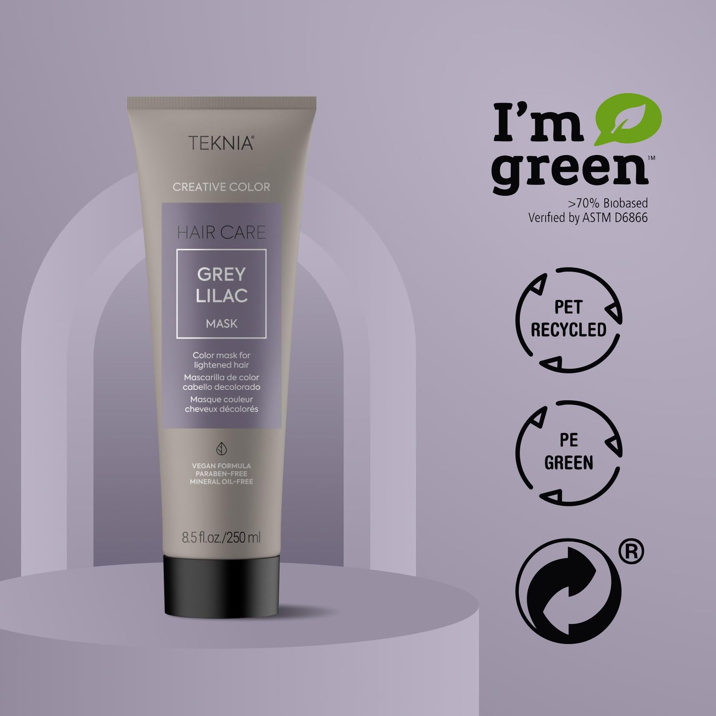 Lakme Teknia Creative Grey Lilac Mask 250ml