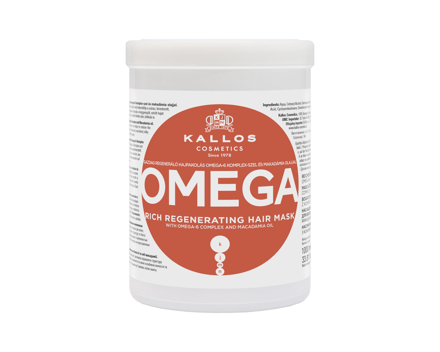 Kallos Omega Mask 1000ml