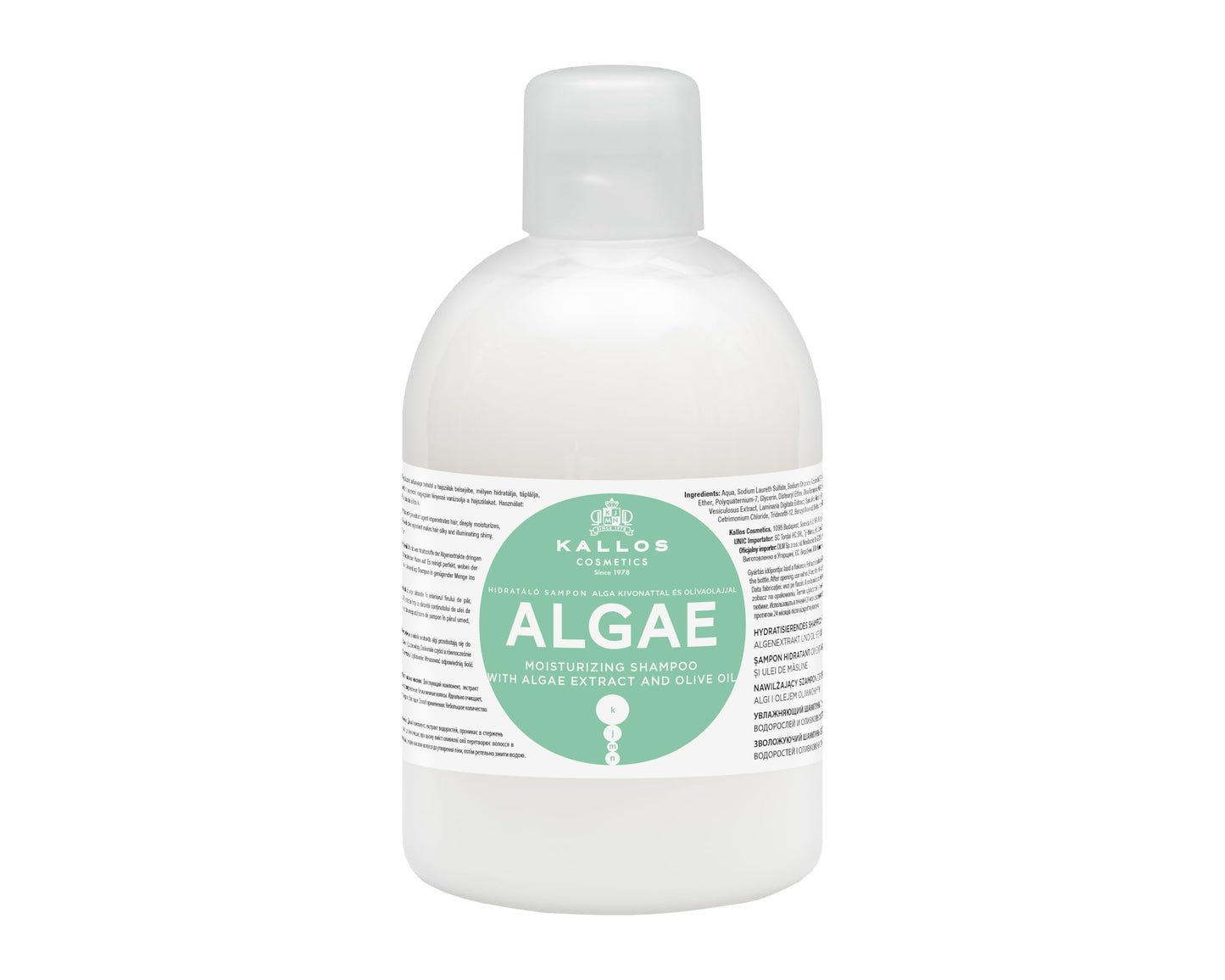 Kallos Algae Moisturizing Shampoo 1000ml