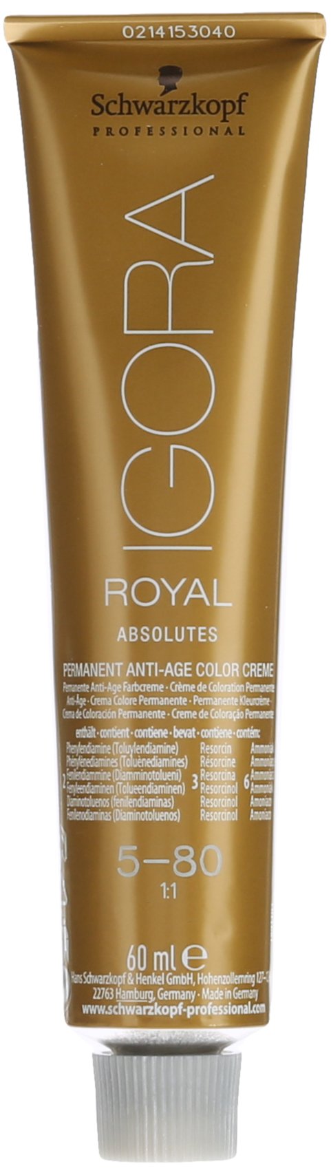 Schwarzkopf Farba Igora Royal Absolutes 60ml 5-80