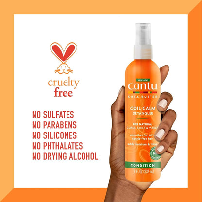 Cantu Shea Butter Coil Calm Detangler Spray 237ml