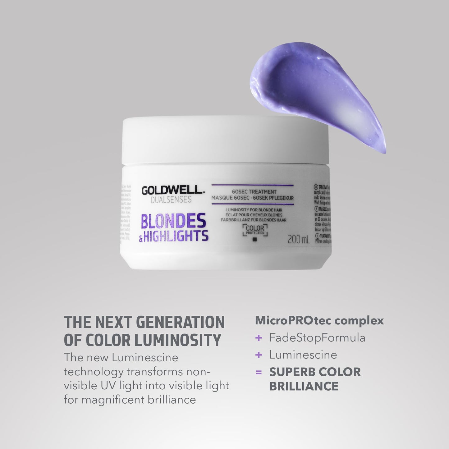 Goldwell DLS Blondes & High 60 Seco Treat 500 NEW