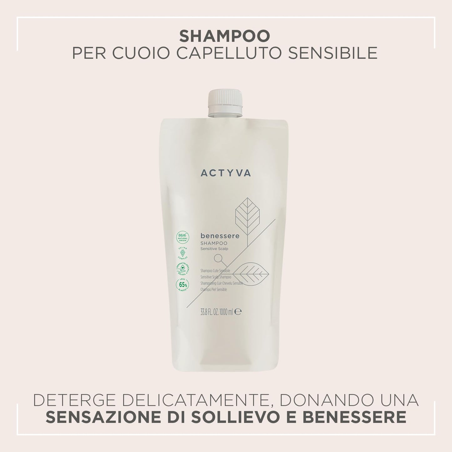 Kemon Actyva Benessere Refil Shampoo 1000ml