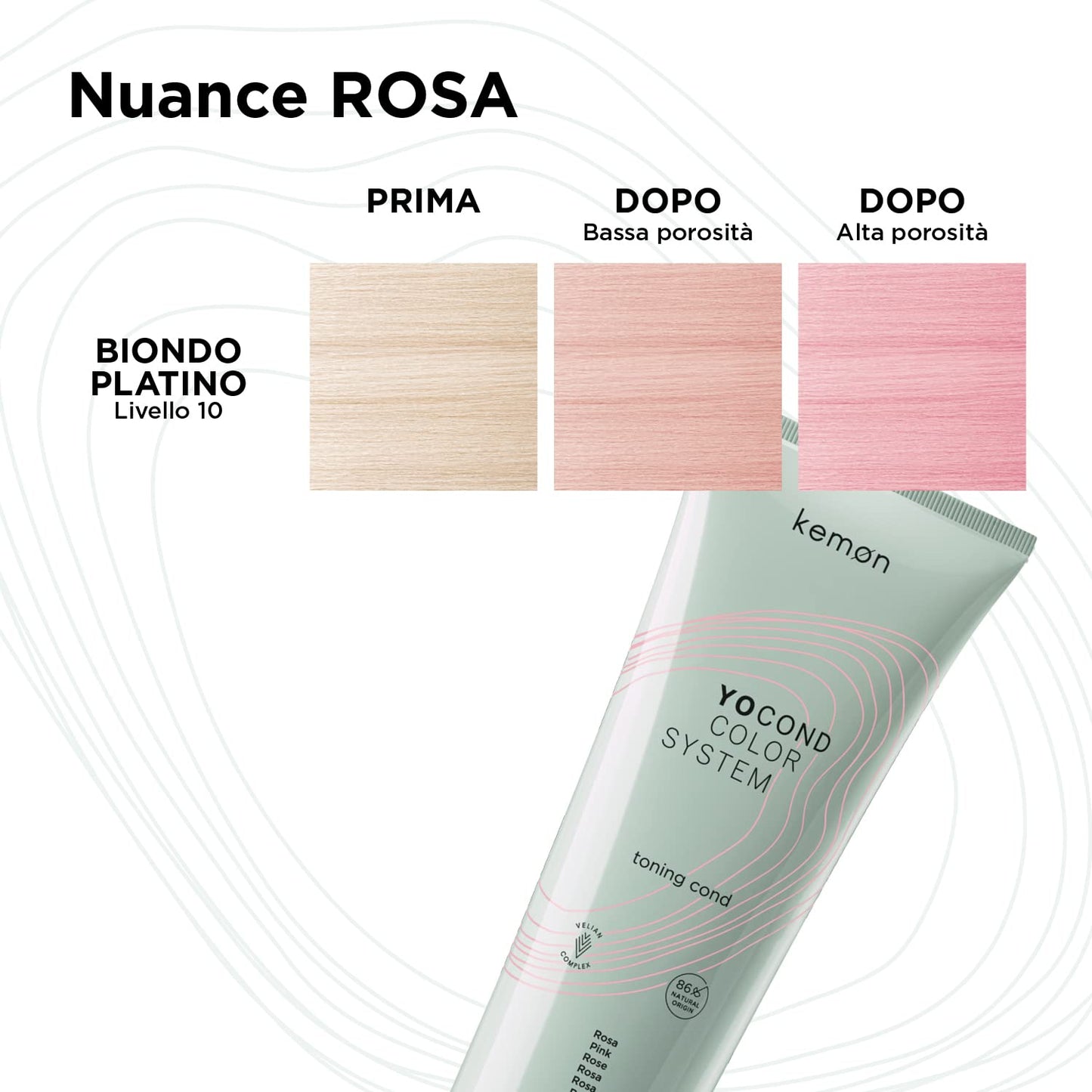 Kemon Yo Cond Rosa Różowy 250ml