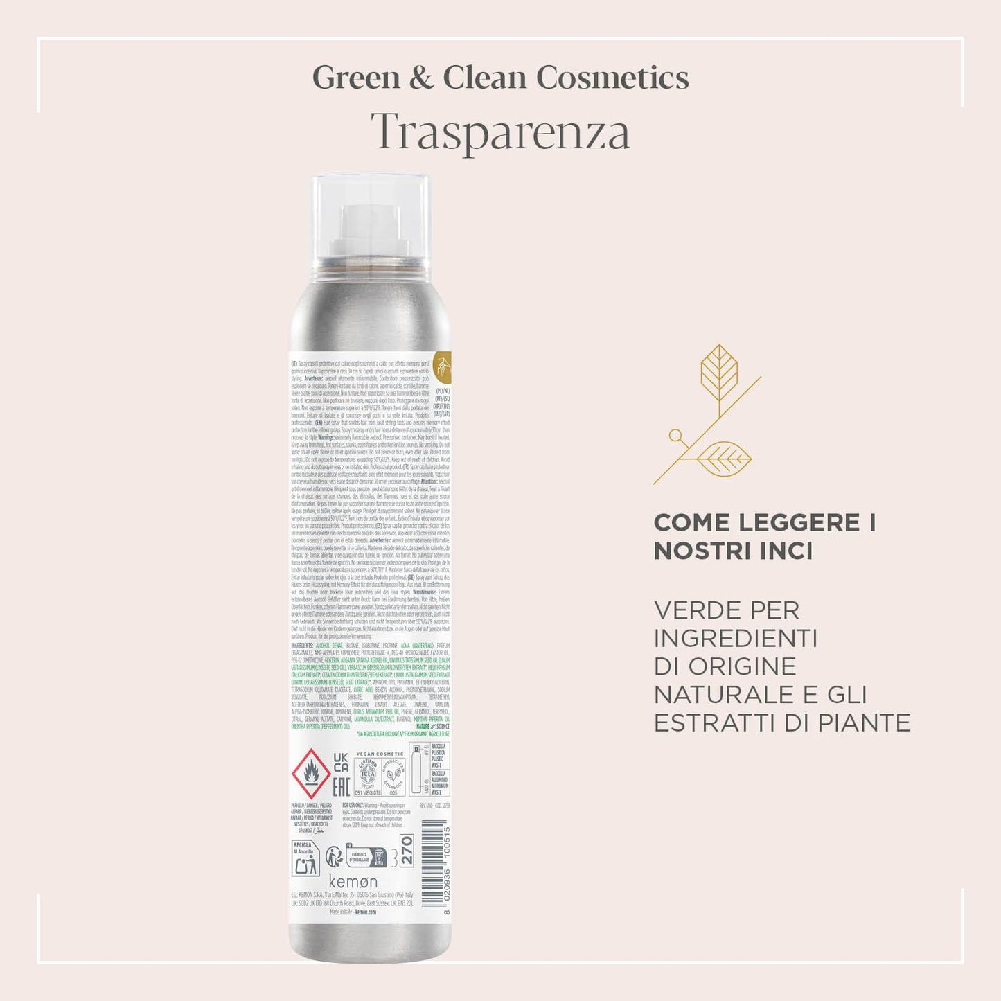 Kemon Actyva Bellessere Heat Protectio Spray 200ml