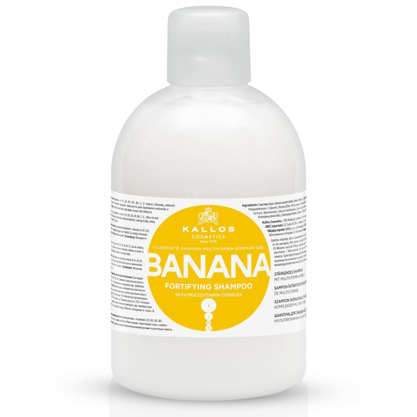 Kallos Banana Fortifying Shampoo 1000ml