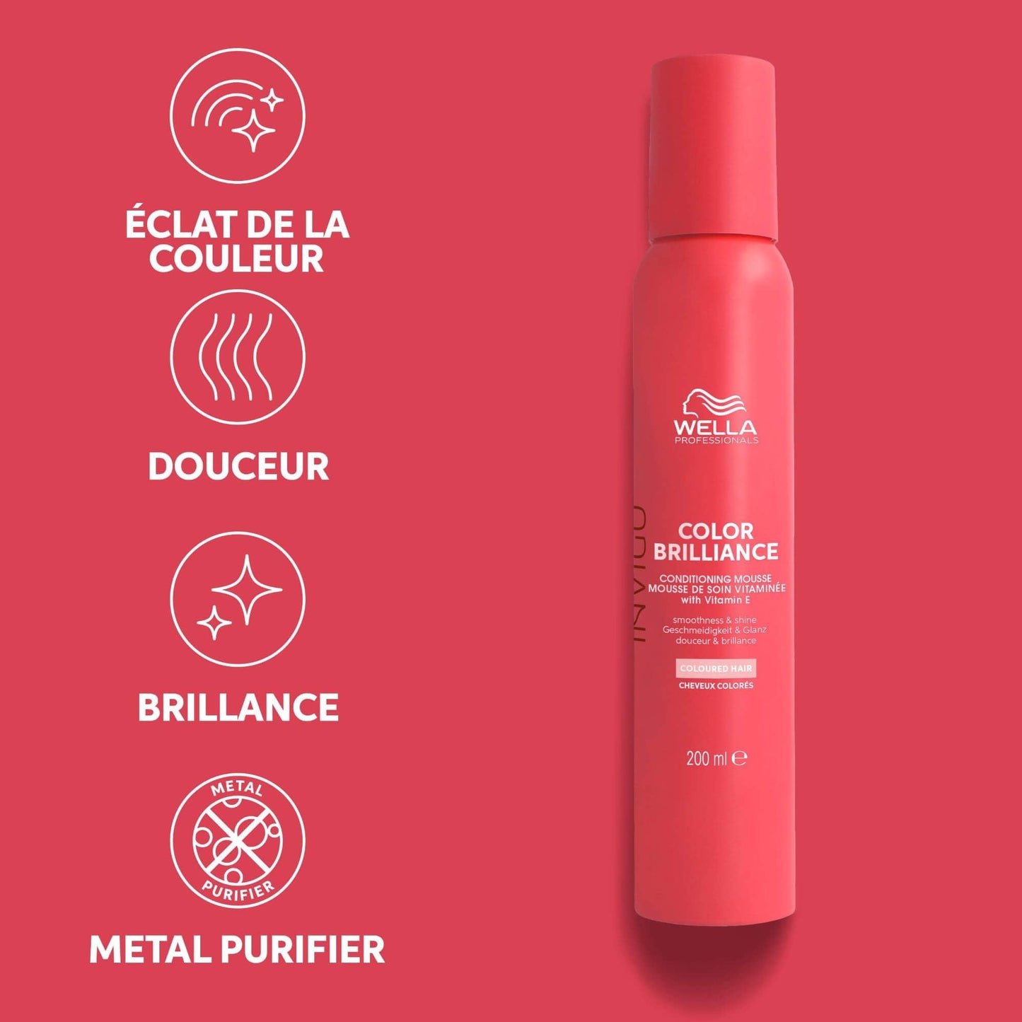 Wella INVIGO COL BR. Odżywka w Piance 200ml NEW