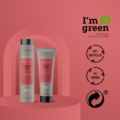 Lakme Teknia Refresh Coral Red Kit 300+250ml