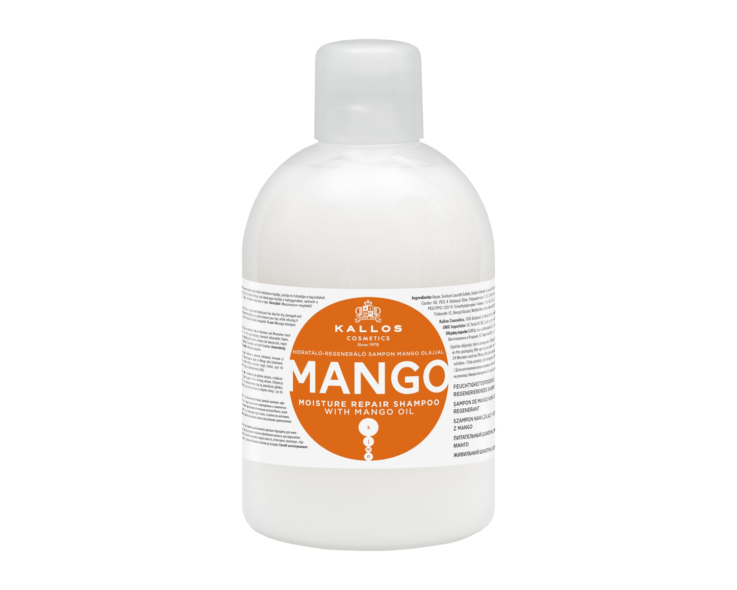 Kallos Mango Moisture Repair Shampoo 1000ml