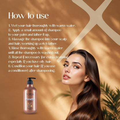 Totex Premium Hair Care Keratin Shampoo 500ml